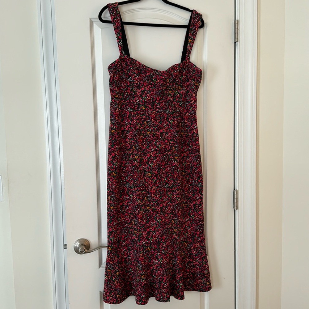 Hutch Size L | Floral Midi Dress from Anthropologie